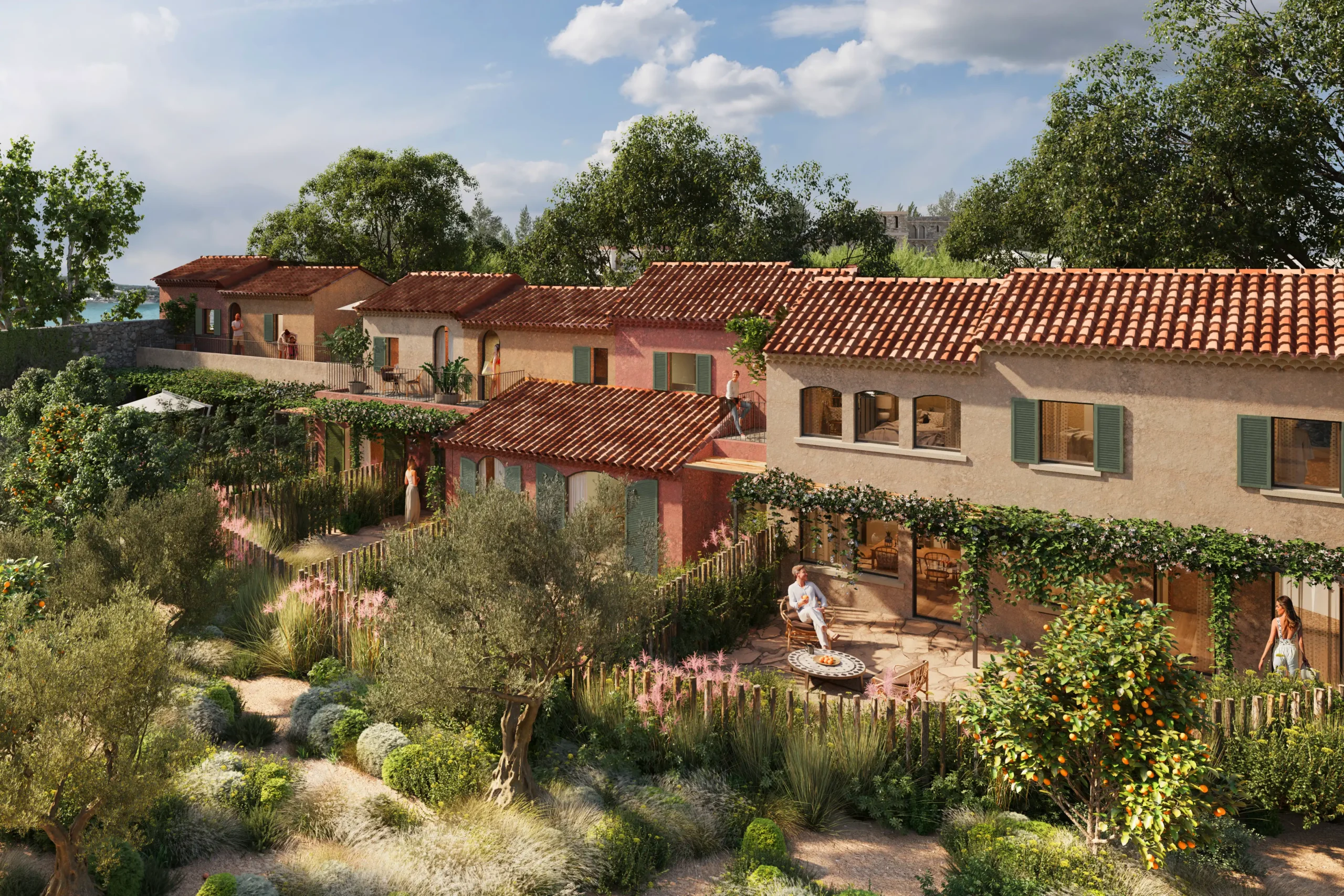 Render picture of Madrague Houses in Zannier Bendor, France