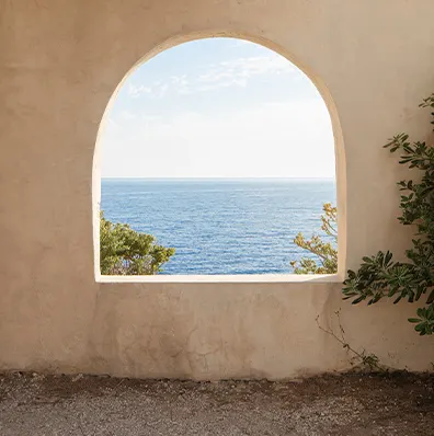 Sea view from Zannier Bendor, photographed by Hardel Le Bihan